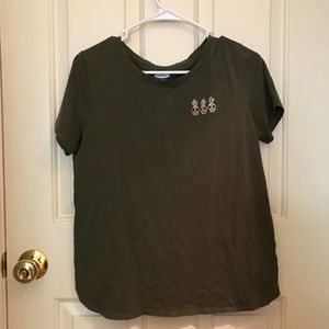Old Navy Green Pineapple T Shirt Size Small